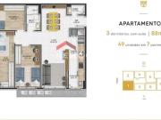 Apartamento em Rua Felipe de Oliveira Petrópolis Porto...
