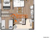 Apartamento em Vila Antonieta, Guarulhos/SP de 44m² 2...