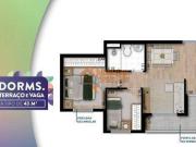 Apartamento em Vila Augusta, Guarulhos/SP de 43m² 2...