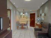 Apartamento em Vila Guilhermina, Praia Grande/SP de 52m²...