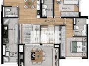 Apartamento em Vila Guilhermina, São Paulo/SP de 89m² 3...