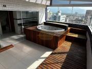 Apartamento em Vila Tupi, Praia Grande/SP de 123m² 3...