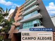 Apartamento en alquiler. 86 mt2. 2H/2B/2E. Urb. Campo Alegre