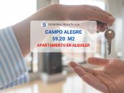 Apartamento en alquiler amoblado 59 M2 Campo Alegre