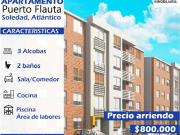 Apartamento en arriendo 083004, Soledad, Atlantico, Col