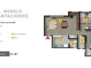 apartamento en arriendo en cajicá. Cod A4939