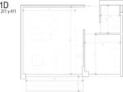 Apartamento en Venta, Edificio 01 Vista, Apto UF001, 1D