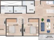 Apartamento en venta para estrenar, San Marcel, Manizales