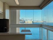 Apartamento frente mar com varanda gourmet vista mar e...