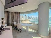 Apartamento frente mar no barra tower para locaãão anual