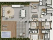 Apartamento Garden, 3 dormitórios, 293 m², em Marechal...