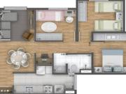 Apartamento Garden à venda, 03 quartos, Bella Vita Luna...