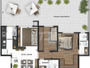 Apartamento Garden com 2 dormitórios à venda, 104 m² por...