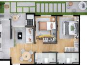 Apartamento Garden com 2 dormitórios à venda, 52 m² por...
