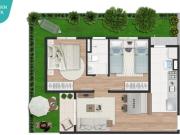 Apartamento Garden com 2 Quartos Residencial Top Life...