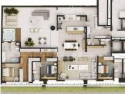 Apartamento Garden com 3 dormitórios à venda, 277 m² por...