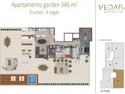 Apartamento Garden de 346m² a Venda!