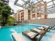 Apartamento Garden mobiliado para alugar no Mont Serrat...