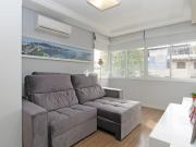 Apartamento mobiliado 1 dorm, 48 priv, vaga coberta e...