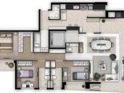 Apartamento Mobiliado a Venda em Pinheiros São Paulo 3...