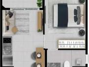 Apartamento mobiliado ao lado da USP