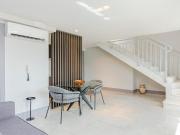 Apartamento mobiliado com 1 quarto no batel j8