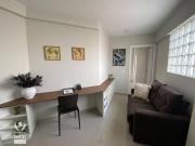 Apartamento mobiliado com 1 suíte com sacada à venda por...