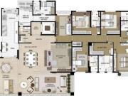 Apartamento Mobiliado com 4 Suítes e 4 Vagas à Venda em...