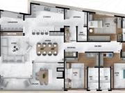 Apartamento mobiliado com 4 suítes no bairro Água Verde PR