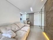 Apartamento mobiliado com varanda para alugar em Moema,...