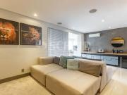 Apartamento mobiliado de 138mÂ² com 3 suÃtes no...