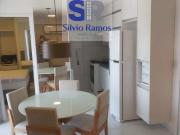 Apartamento mobiliado de 1 quarto com varanda e vaga...