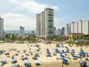 Apartamento mobiliado frente ao mar