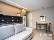 Apartamento mobiliado para alugar com 1 quarto no Batel...