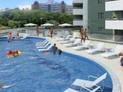 Apartamento Mobiliado, varanda porcelanato, aluguel 65...