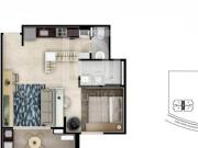 Apartamento moderno à venda no Condomínio Connect...