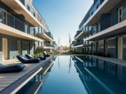 Apartamento moderno de três quartos, com terraço...