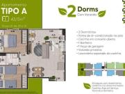 Apartamento na planta à venda, 2 quartos, 1 vaga,...