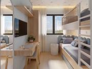 Apartamento na planta com dois quartos e suite na...