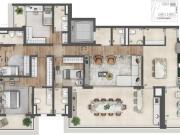 APARTAMENTO NA VILA PRUDENTE COM 4 SUÍTES 188m²
