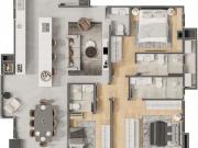 Apartamento no anita garibaldi com 3 quartos para venda,...