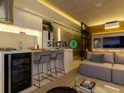 Apartamento no Brooklin com 2 quartos, varanda gourmet e...