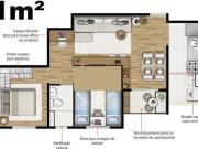 Apartamento no Carrão 2 Quartos 51m² Varanda Garagem...