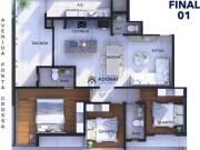 Apartamento no Ed. Santelmo, com 3 dormitórios à venda...