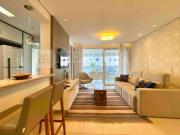 Apartamento no Guarujá, Enseada, decorado e mobiliado