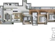 APARTAMENTO NO PENÚLTIMO ANDAR NO CHAMPAGNAT FACE NORTE
