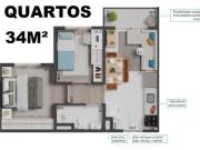 Apartamento no Sacomã 2 Quartos Varanda à 2 minutos do...