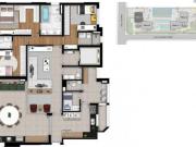 APARTAMENTO NO TATUAPÉ COM 3 QUARTOS E 4 VAGAS 160m²