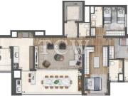 Apartamento Padrão 132m2 no Chácara Klabin