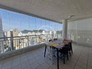 Apartamento para Locação em Guarujá/SP Vila Alzira 3 Quartos